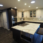 marble kitchen island