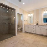 bathroom with large shower